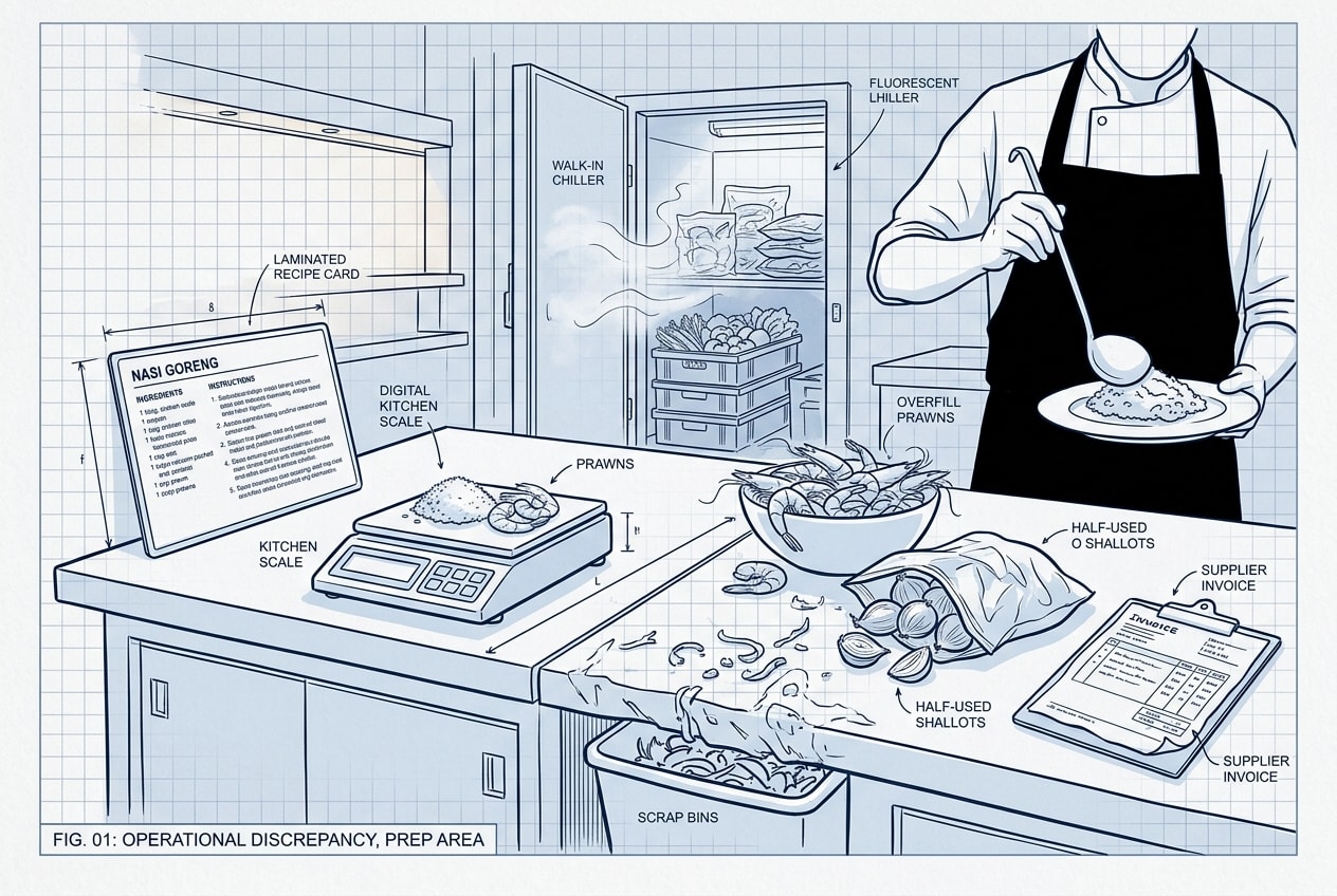 Food Cost Variance: Why Your Kitchen's Numbers Never Match (And How to Close the Gap)